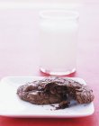 Возмутительное шоколадное печенье — стоковое фото