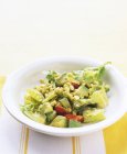 Avocado und Maissalat — Stockfoto