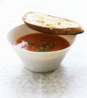 Sopa de verduras asadas - foto de stock