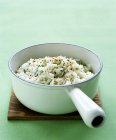 Sesamo ed erbe riso bianco — Foto stock