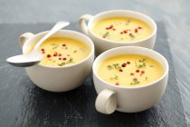 Creamy squash soup — Stock Photo