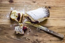 Britischer Roly-Poly-Pudding — Stockfoto