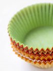 Doublures de cupcake colorées — Photo de stock