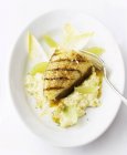 Grilled fish fillet — Stock Photo