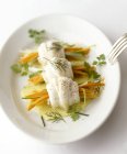 Rolled sole fillets — Stock Photo