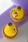 Cupcakes à la vanille au citron — Photo de stock