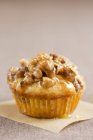 Cupcake with nuts and honey — Stock Photo