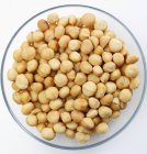 Соленые орехи макадамии — стоковое фото
