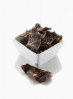 Dried beef slices — Stock Photo