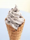 Crema morbida servire il gelato — Foto stock