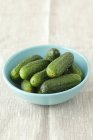 Fresh green cucumbers — Stock Photo