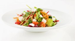 Vegetable salad with tomatoes — Stock Photo