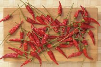 Dried chilli peppers — Stock Photo