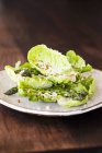 Salat mit gegrilltem Spargel — Stockfoto