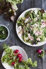 Cous cous salad with radish — Stock Photo