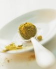 Cucchiaio di curry al suolo — Foto stock