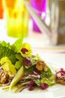 Romaine salad with cabbage — Stock Photo