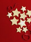 Star cookies for Christmas — Stock Photo