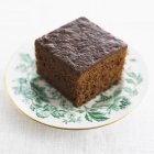 Ginger cake on plate — Stock Photo