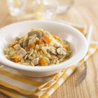 Orzo pasta with squash — Stock Photo
