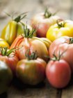 Tomates de bife coloridos — Fotografia de Stock