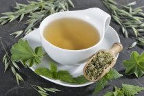 Чашка трав'яного чаю — стокове фото