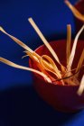 Chilli noodles in bowl — Stock Photo