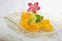 Fruit dessert from Thailand — Stock Photo
