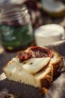 Bruschetta pomodoro e pecorino — Foto stock