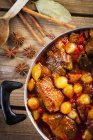 Spiced stew with beef — Stock Photo