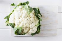 Fresh white cauliflower — Stock Photo