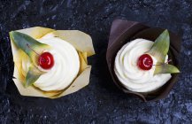 Cupcakes de pina colada — Fotografia de Stock