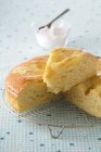 Fougasse - yeast cake — Stock Photo
