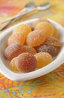 Zuckergelee Früchte Bonbons servieren — Stockfoto