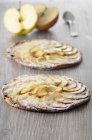 Französische Apfelkuchen — Stockfoto