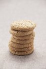 Stack of baked cookies — Stock Photo