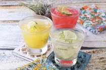 Margaritas fruitées différentes — Photo de stock