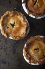 Homemade apple pies — Stock Photo