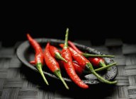 Pimentos de pimenta vermelha fresca — Fotografia de Stock