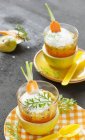 Carrot and passion fruit — Stock Photo