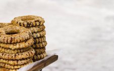 Pâtisseries aux graines de sésame — Photo de stock