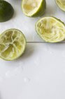 Fresh Squeezed limes — Stock Photo