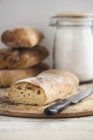Pane a fette di ciabatta — Foto stock