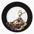 Рибний салат з ракетою — стокове фото