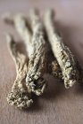 Closeup view of dried Dang Shen herb — Stock Photo