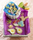 Biscuits aux amandes pour Pâques — Photo de stock