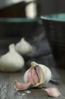 Сушеные луковицы чеснока — стоковое фото