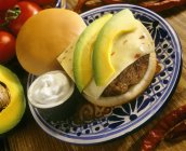 Burger di formaggio sud-ovest — Foto stock