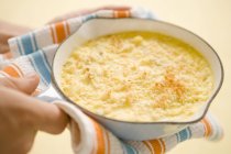 Cod gratin with macaroni — Stock Photo