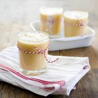 Smoothies made from bananas — Stock Photo